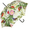 Jungle - Oiseaux et Papillons - Ivory Walking Length UVP Umbrella by Guy de Jean