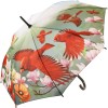 Galleria All Over Art Print Walking Length Umbrella - Cardinals