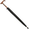 Adjustable Black Walking Stick Umbrella