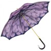 Dahlia Violet Single Canopy - Luxury Ladies Automatic Umbrella by Pasotti