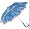 Dahlia Blue Single Canopy - Luxury Ladies Automatic Umbrella by Pasotti