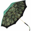 Bellezza Double Canopy Umbrella with Swarovski Crystals and Enamelled Peacock Handle by Pasotti