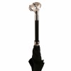 Luxury Gents Umbrella with Chrome Hound Handle by Pasotti