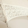 Eleonore - UVP Beige Parasol with Ivory Curl Lace Bands by Pierre Vaux
