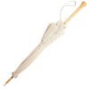 Amelie with Milano Handle - UVP Beige Embroidery Anglaise Parasol by Pierre Vaux