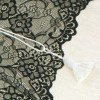Chloe - UVP Black French Embroidered Lace Parasol by Pierre Vaux