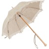 Anais - Exclusive UVP Beige Parasol with Tulle Illusion Lace by Pierre Vaux