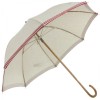 Laroux - UVP Beige Parasol with Red Stripes by Pierre Vaux