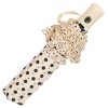 Frills & Sparkles Polkadot Folding Umbrella - Cream