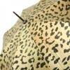 Soake Metallic Dome UV Protective Umbrella - Golden Leopard
