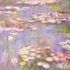 Water Lillies by Monet Art Print Auto Open & Close Folding Umbrella