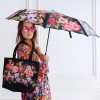 Rose Garden Art Print Auto Open & Close Folding Umbrella