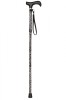 Shorter Folding Walking Stick - 5 Sections - Animal Print