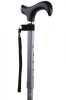 Black Check Deluxe Folding Walking Stick