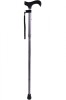 Black Check Deluxe Folding Walking Stick