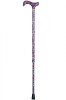 Classic Canes Derby Adjustable Walking Stick - Folk Flowers