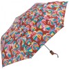 Tropical Auto O&C Folding Umbrella UVP 50+ - Brick Red Multi