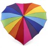 Fulton Rainbow Heart Walker Umbrella - UVP 50+
