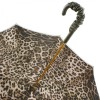 Olive Glamour Leopard Luxury Double Canopy Umbrella by Pasotti