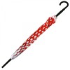 Ribbed Polka Dot UVP Pagoda by Soake - Red with White Dots