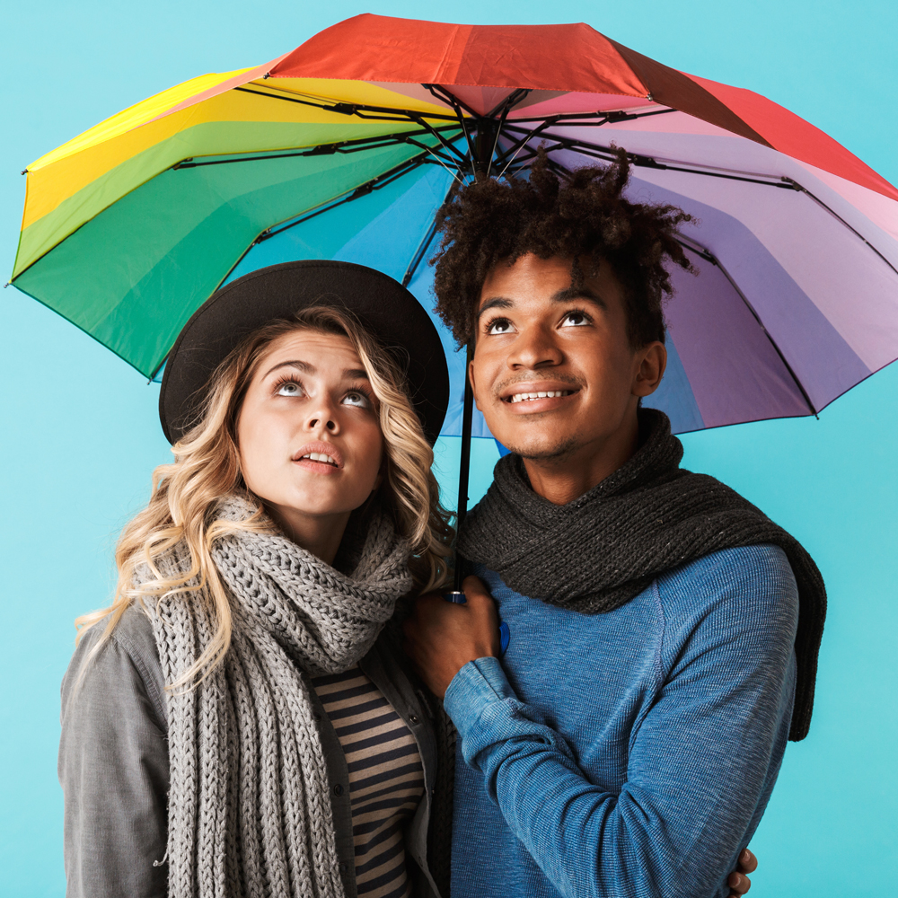 Rainbow Umbrellas