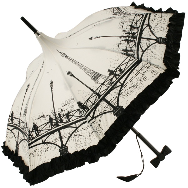 Pont des Arts Sun Parasol by Guy de Jean