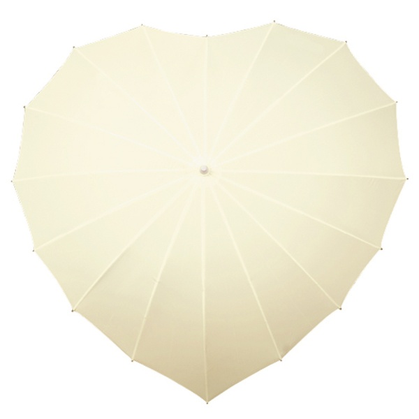 Heart Umbrella - Ivory