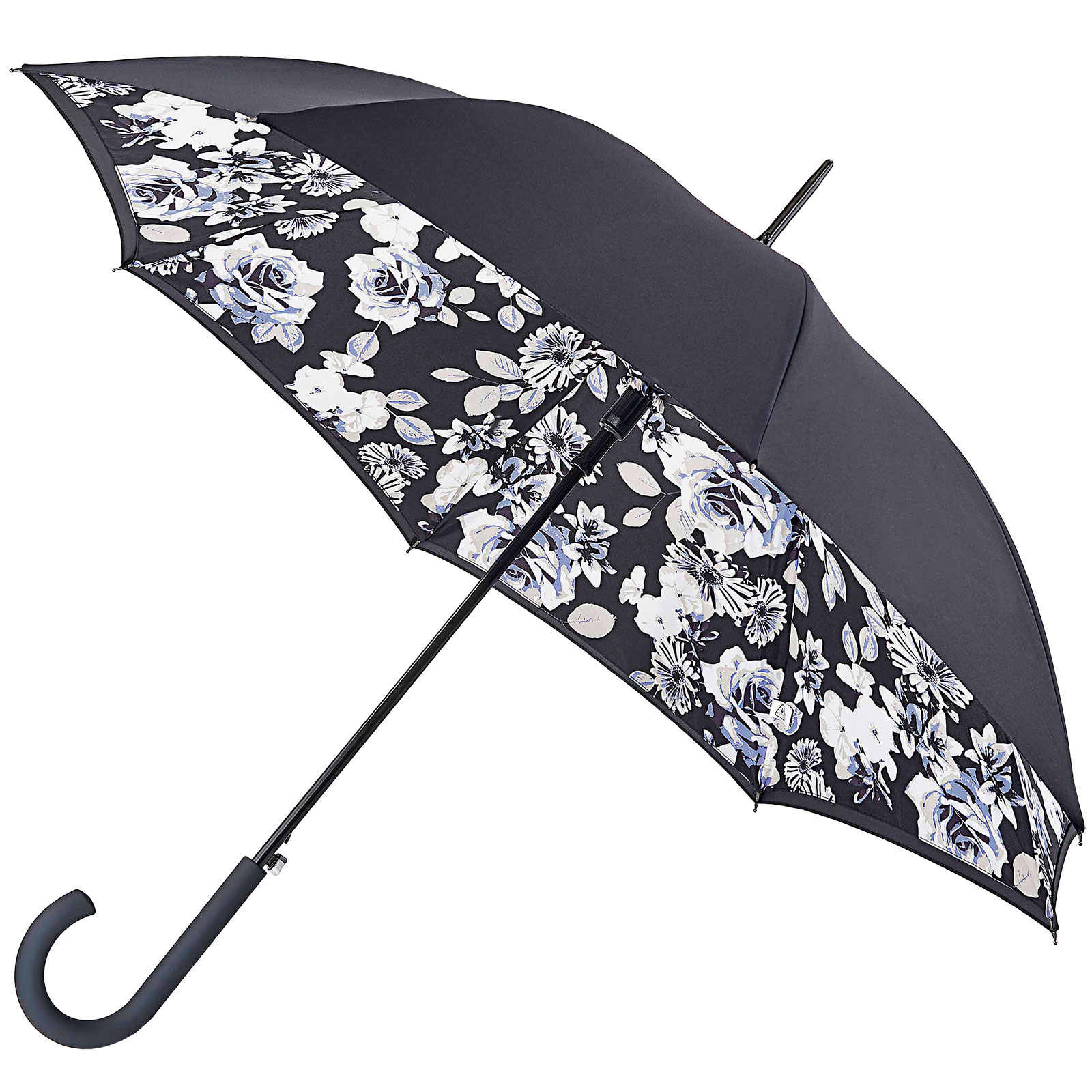 Fulton Bloomsbury Double Canopy Umbrella - Mono Floral
