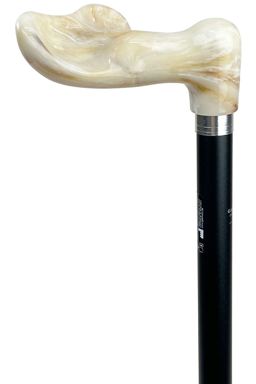 Comfortable Right-Handed Walking Stick – Marble Fischer Handle