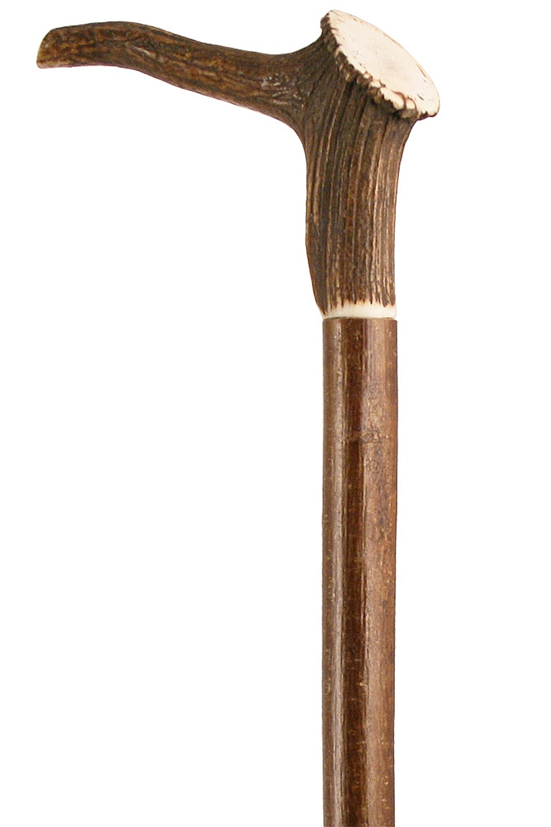 Staghorn Crown Handle Walking Stick