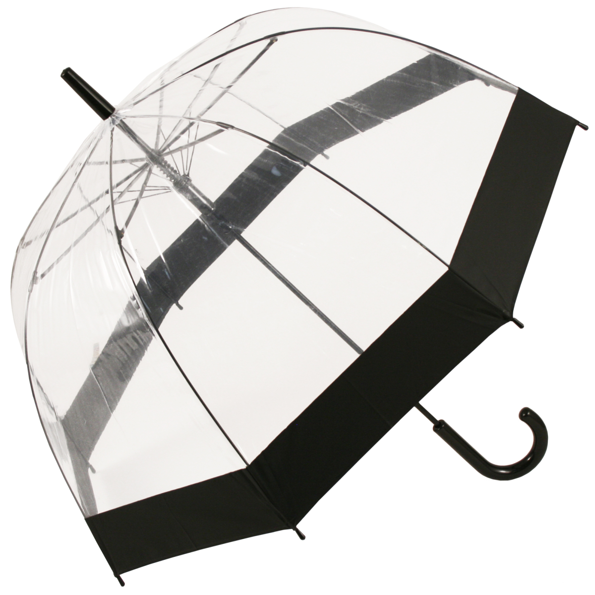 Soake Clear Dome Umbrella - Black