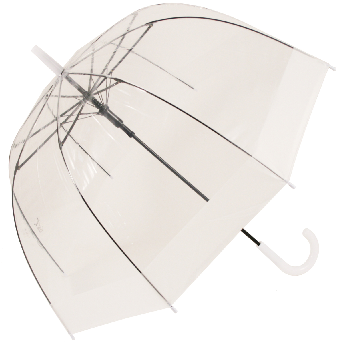 Soake Clear Dome Umbrella - White