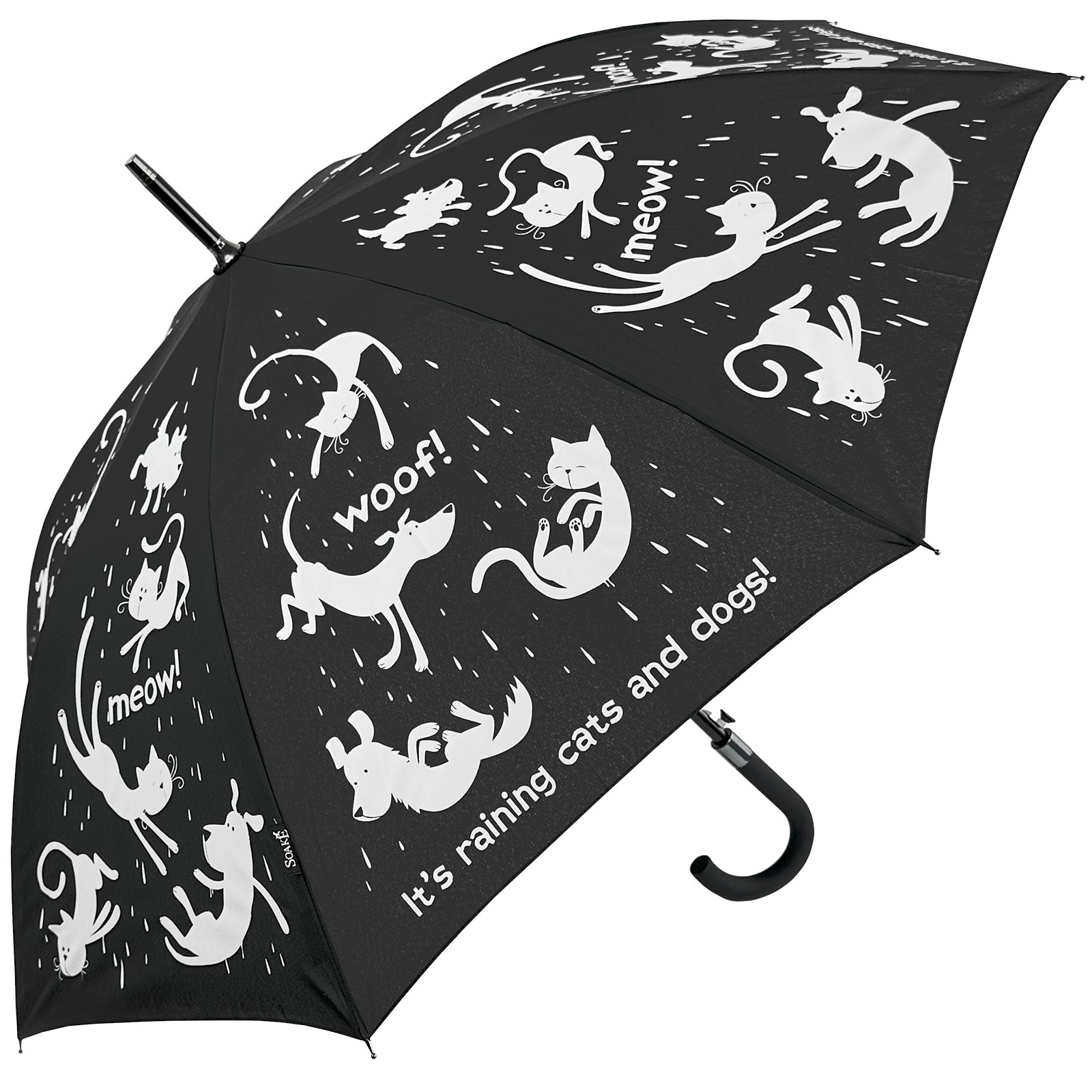 It's Raining Cats & Dogs Umbrella - Auto Open