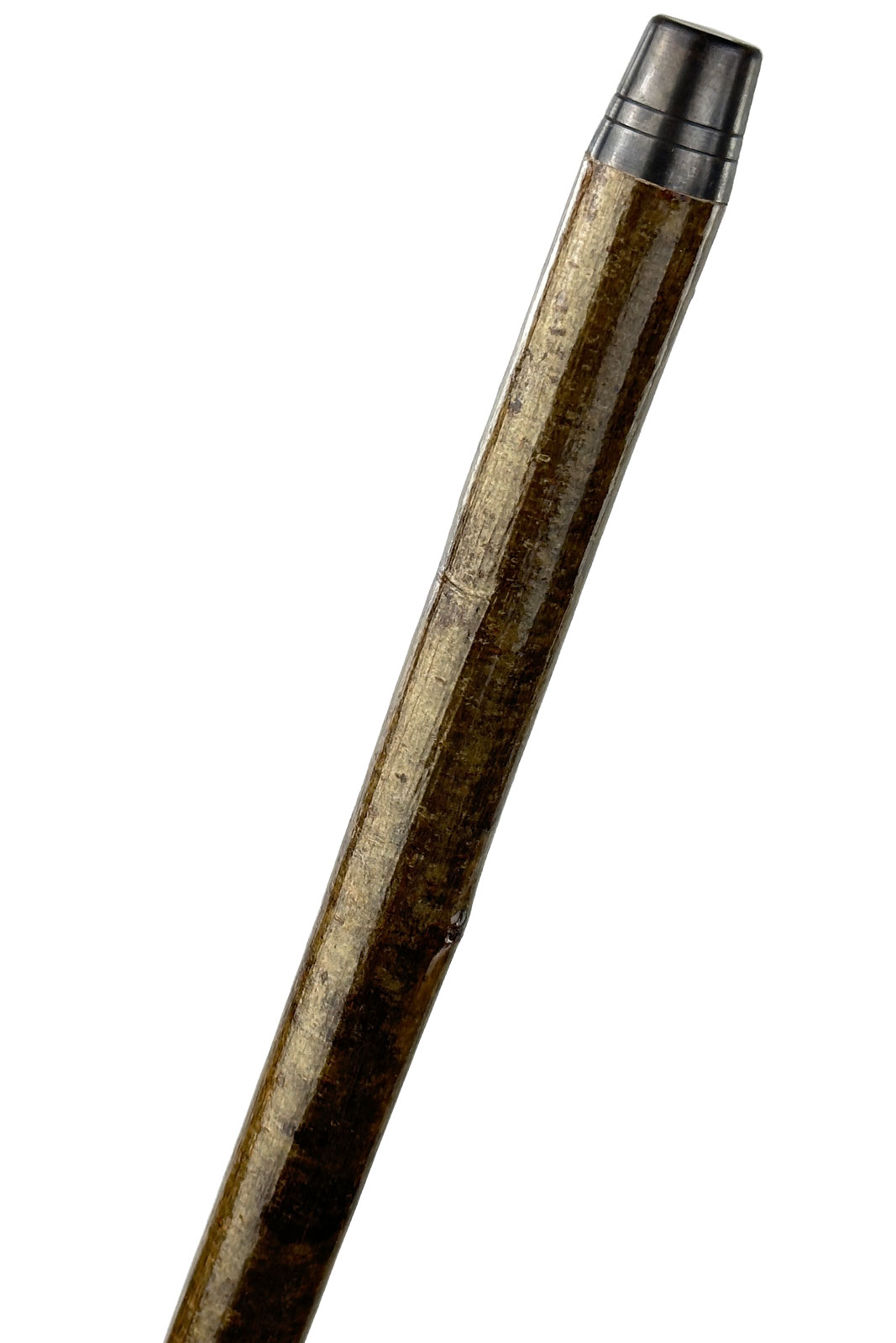 Handcrafted Hazel Hiking Stick with Carved Grooved Grips | Stick & Cane ...