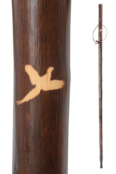 Chestnut Hiking Stave - Pheasant