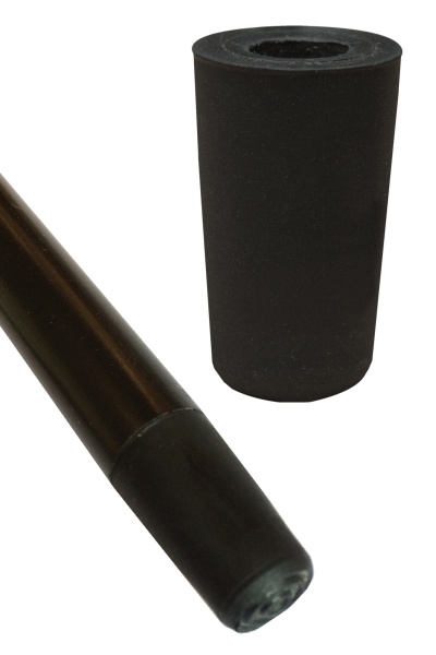 Black Rubber Ferrule for Formal Dress Canes