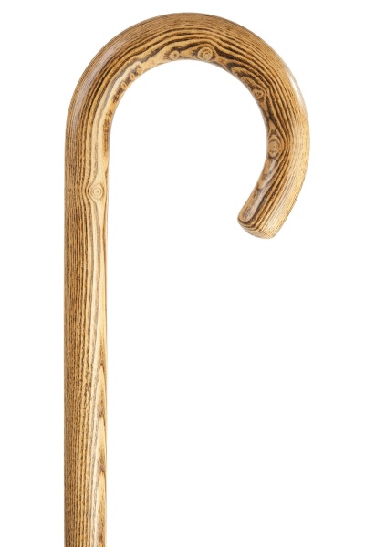 Natural Acacia Walking Stick with Crook Handle