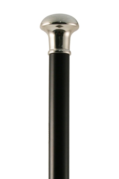 Classic Silver Plate Knob Handle Walking Stick