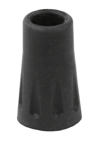 Black Rubber Ferrule for hiking poles - 12mm