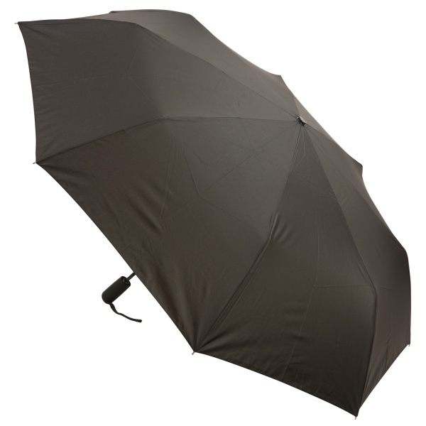 Big Top Auto Open & Close Folding Windfighter Umbrella - Black