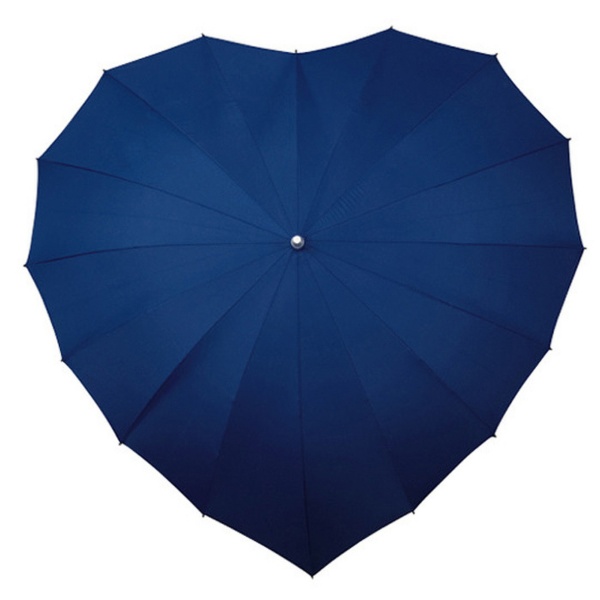 Soake Heart Umbrella - Navy