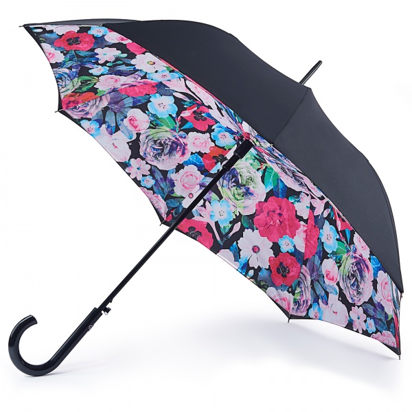 Fulton Bloomsbury Double Canopy Umbrella - Vibrant Floral
