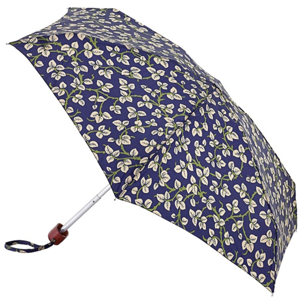 Morris & Co Tiny by Fulton - Lightweight Folding Umbrella - Merton Leaf