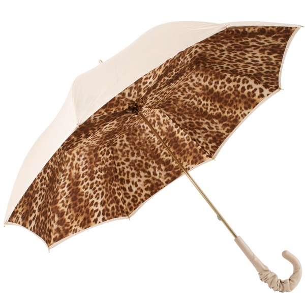 Glamour Ivory Luxury Double Canopy Umbrella by Pasotti