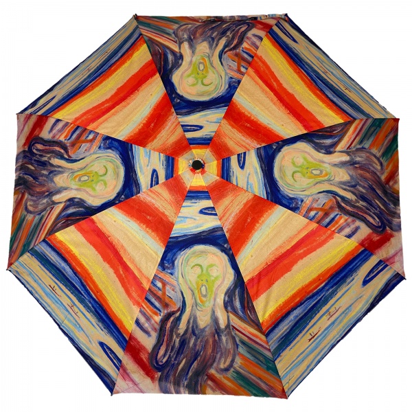 Stormking Auto Open & Close Folding Umbrella - Art Collection - The Scream by Munch