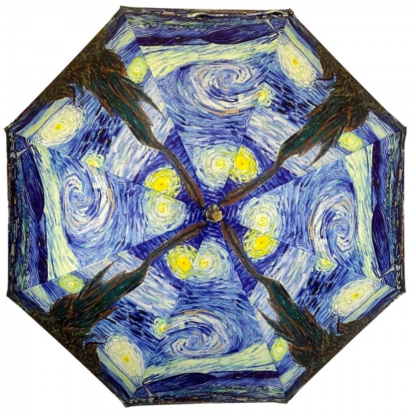 Stormking Classic Walking Length Umbrella - Art Collection - Starry Night by Van Gogh