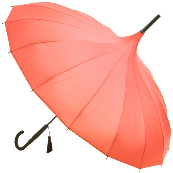 Classic Pagoda Umbrella from Soake - Coral