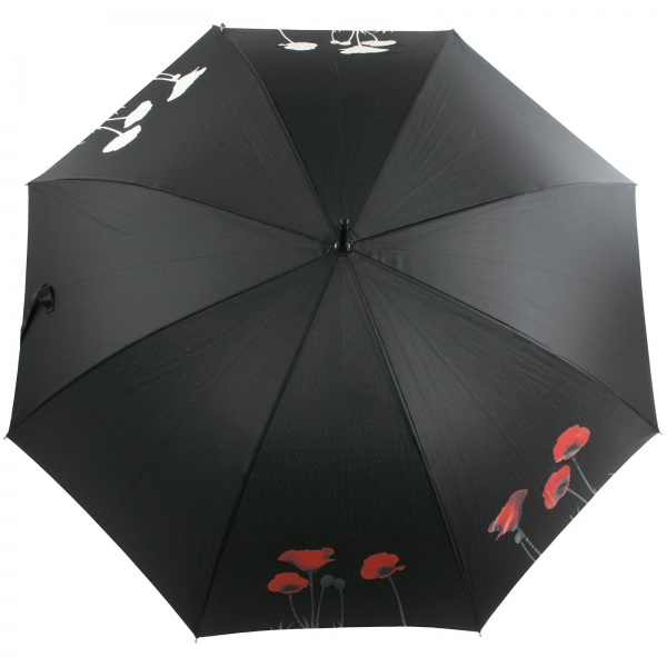 Colour Changing Poppy Automatic Umbrella Stick Cane Shop