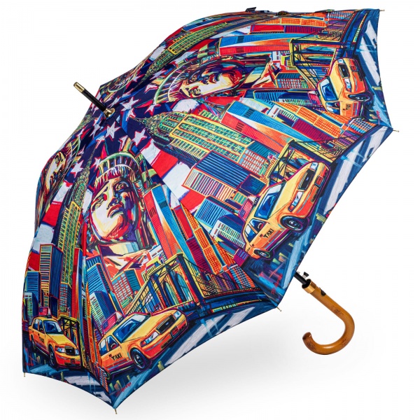 Stormking Classic Walking Length Umbrella - City Collection - New York in Colour