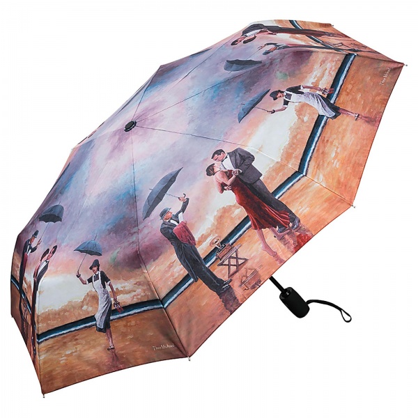Hommage to The Singing Butler by Theo Michael Art Print Auto Open & Close Folding Umbrella